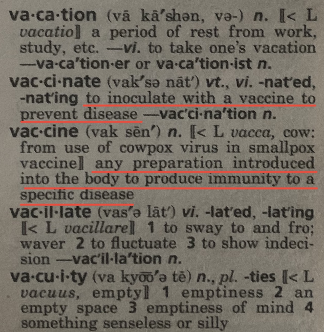 Pre-CoVAX definition of VACCINE Blank Meme Template