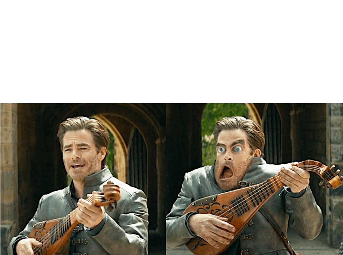 High Quality DnD bard Blank Meme Template