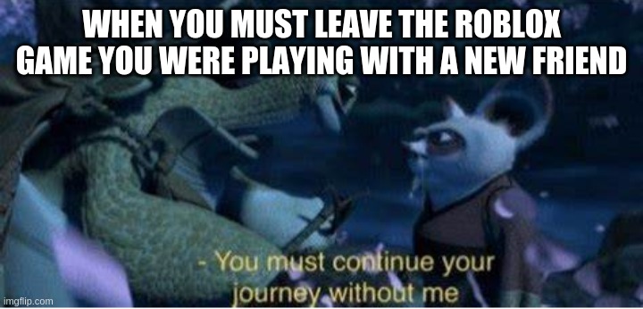 Leave Me the Journey