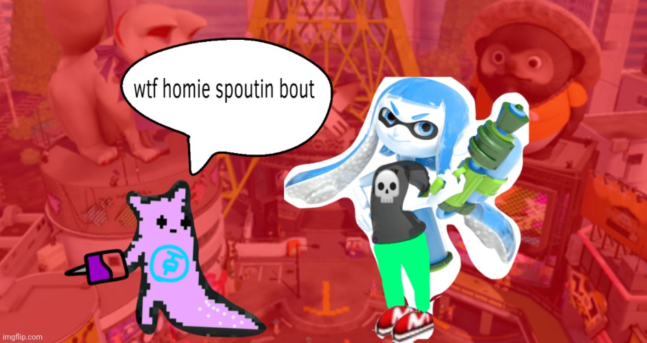 Another sneak peek ( don't worry this is the only time this image collage happens the rest is in an art style ) | made w/ Imgflip meme maker