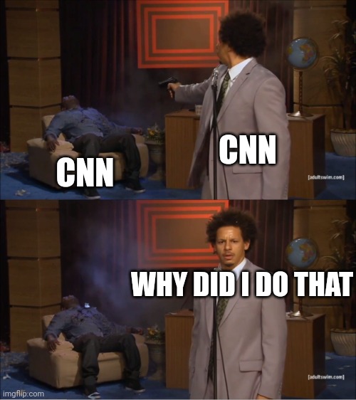 cnn kills cnn | CNN; CNN; WHY DID I DO THAT | image tagged in memes,who killed hannibal | made w/ Imgflip meme maker