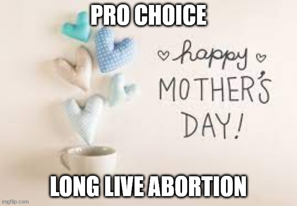 PRO CHOICE; LONG LIVE ABORTION | image tagged in well here's something you just don't see every day | made w/ Imgflip meme maker