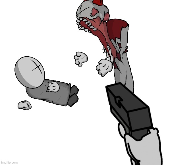 Tricky is terrorising a person, but it's a person you hate. Who do you shoot? | made w/ Imgflip meme maker