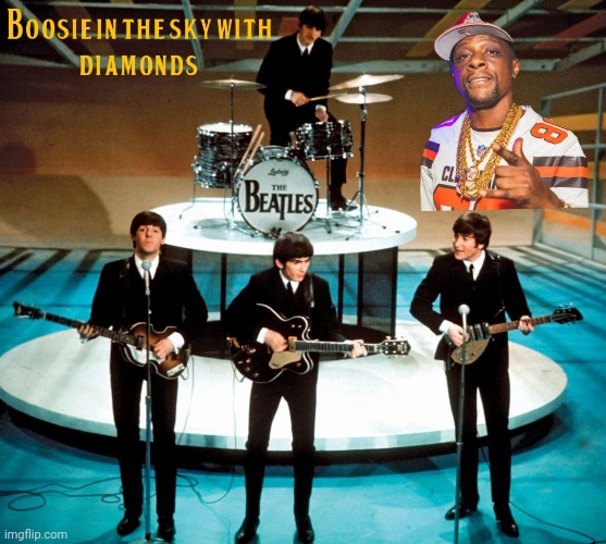 Boosie in the Sky with Diamonds | image tagged in boosie,the beatles,john lennon's skull fragments | made w/ Imgflip meme maker