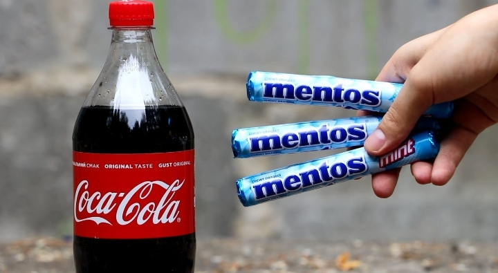 Coke and Mentos Blank Meme Template