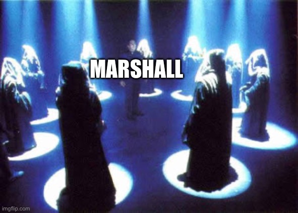 Cult | MARSHALL | image tagged in cult | made w/ Imgflip meme maker