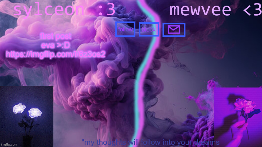 mewvee and sylc shared temp uwu | first post eva >:D https://imgflip.com/i/6z3os2 | image tagged in mewvee and sylc shared temp uwu | made w/ Imgflip meme maker
