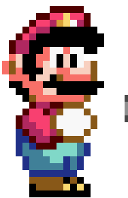 16-Bit Mario Blank Meme Template