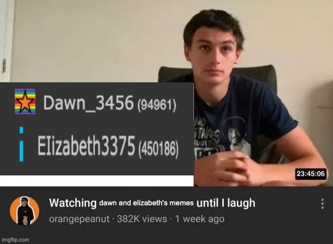 ong | dawn and elizabeth's memes | made w/ Imgflip meme maker