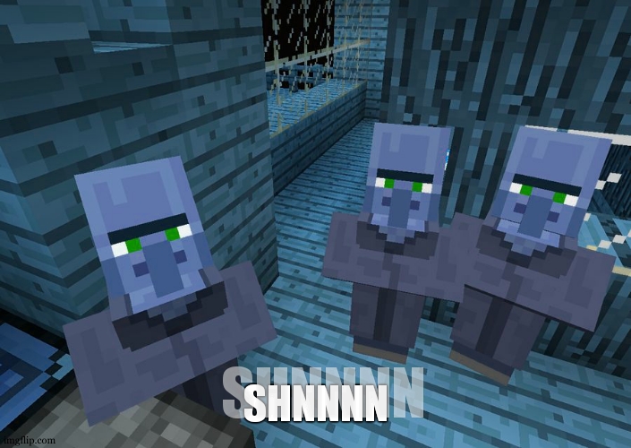 Minecraft Villagers | SHNNNN SHNNNN | image tagged in minecraft villagers | made w/ Imgflip meme maker