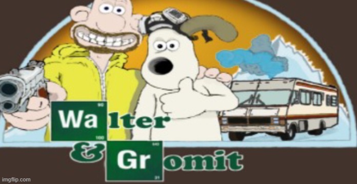 growin cheese | image tagged in walter and gromit | made w/ Imgflip meme maker