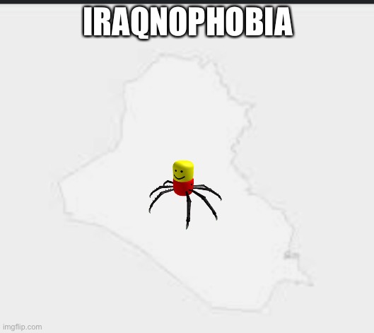 shiver me timbers | IRAQNOPHOBIA | image tagged in iraq,meme,phobia,spider,arachnophobia,iraqnophobia | made w/ Imgflip meme maker
