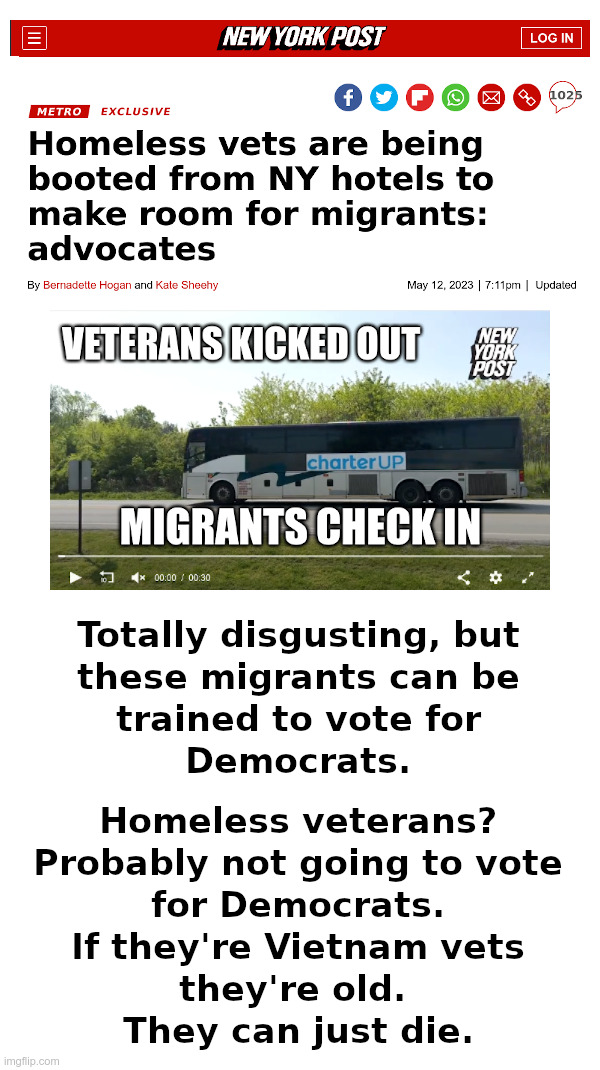 Joe Biden's America: Migrants Welcome! Veterans? Not So Much. | image tagged in joe biden,housing,migrants,veterans,homeless,disgusting | made w/ Imgflip meme maker