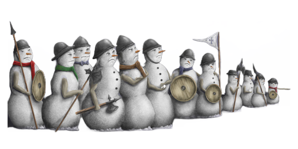 Slavic Snowman Army Blank Meme Template
