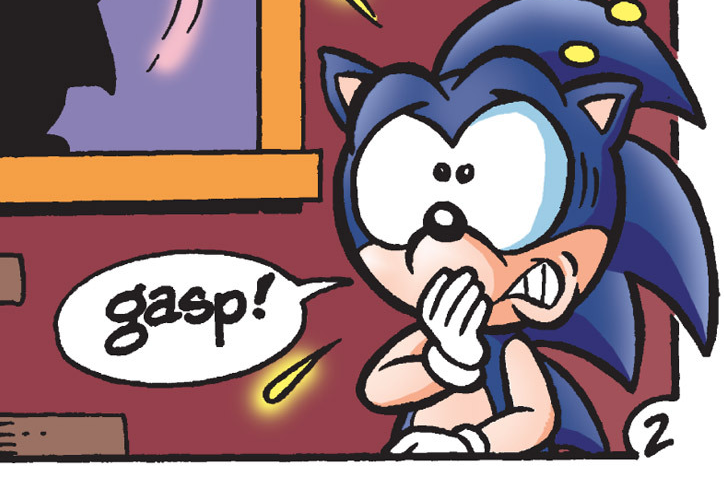 sonic gasp Blank Meme Template