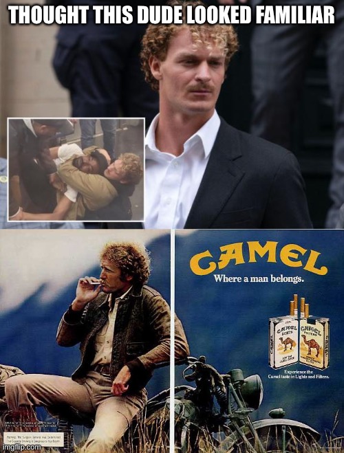 THOUGHT THIS DUDE LOOKED FAMILIAR | image tagged in memes | made w/ Imgflip meme maker