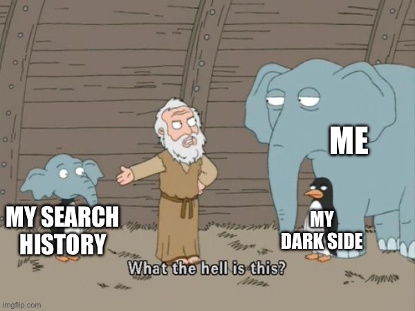 What the hell is this? | ME; MY DARK SIDE; MY SEARCH HISTORY | image tagged in what the hell is this | made w/ Imgflip meme maker