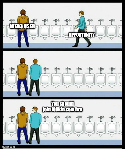 Unexpected opportunities | OPPORTUNITY; WEB3 USER; You should join l00kin.com bro | image tagged in toilet guy,crypto,nft,blockchain,community | made w/ Imgflip meme maker