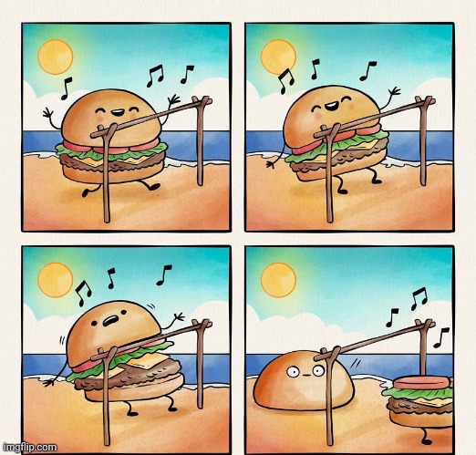 Burger limbo | image tagged in burger,limbo,burgers,limbos,comics,comics/cartoons | made w/ Imgflip meme maker