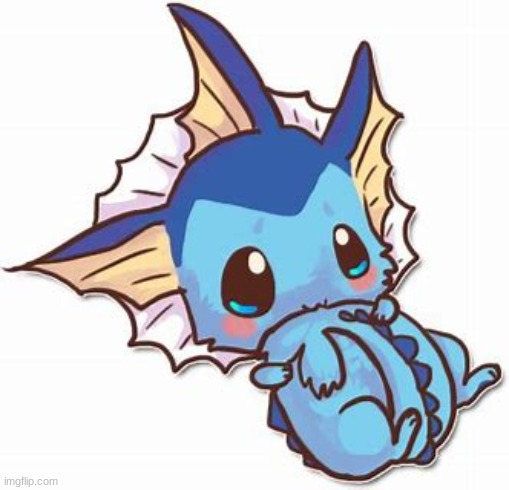 Nom nom's | image tagged in cute vaporeon 3 | made w/ Imgflip meme maker