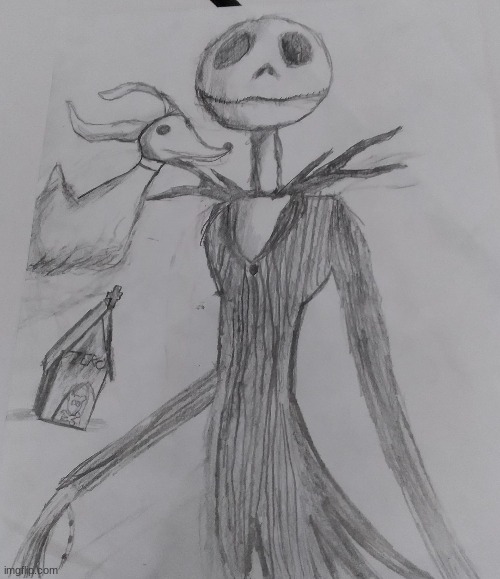 The true skeleton king.... Jack | image tagged in art | made w/ Imgflip meme maker