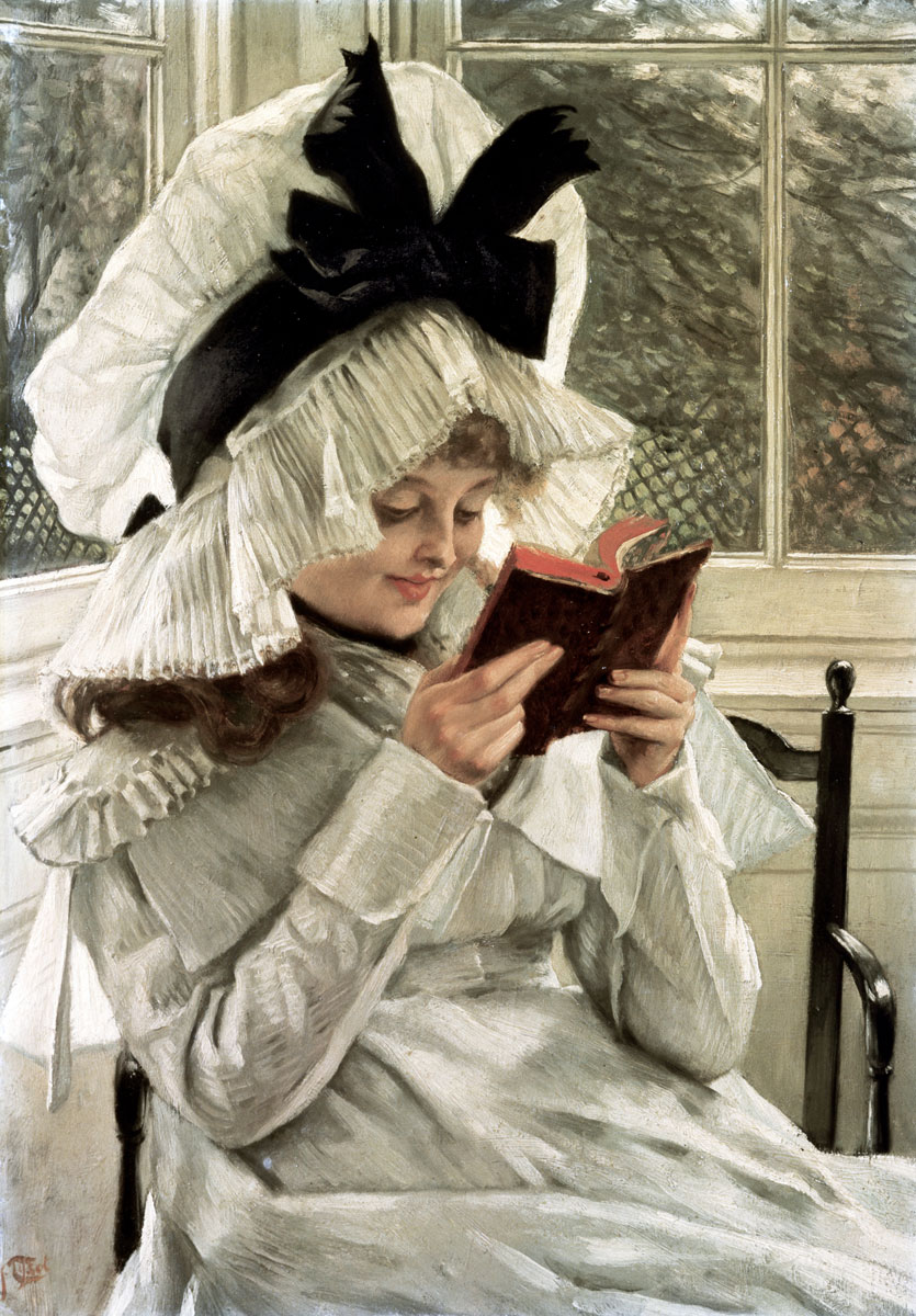 Tissot - Reading a Book Blank Meme Template