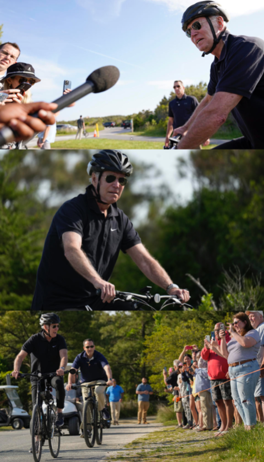 Biden bike Blank Meme Template