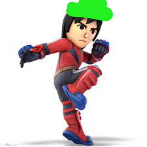Mii Brawler | image tagged in mii brawler | made w/ Imgflip meme maker