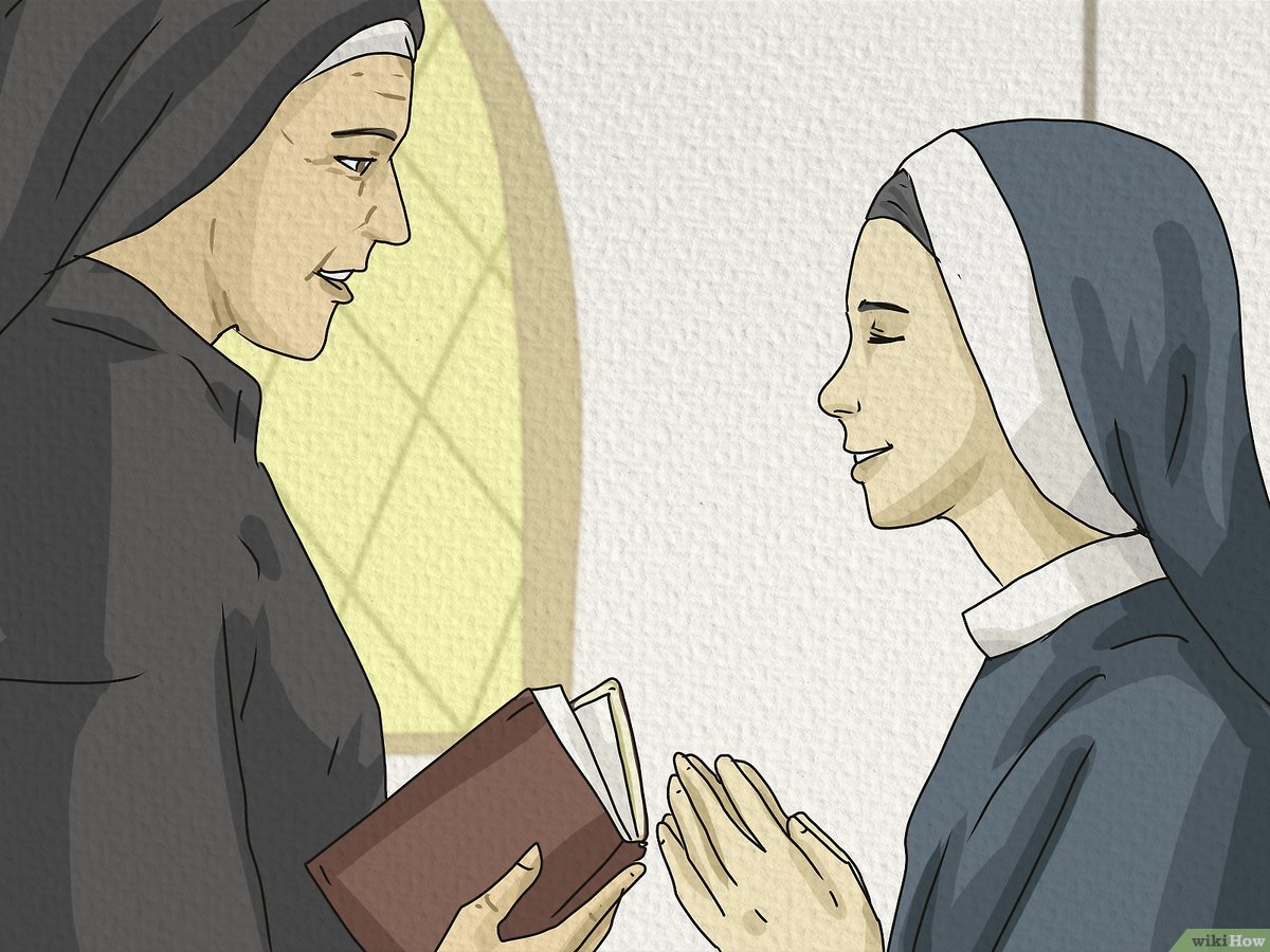 2 nuns talking Blank Meme Template