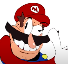 High Quality mario approves Blank Meme Template