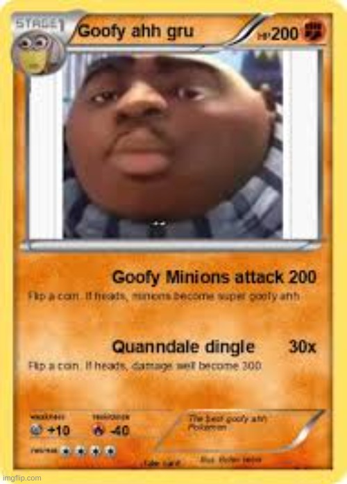 Pokemon Goofy Ahh Minion