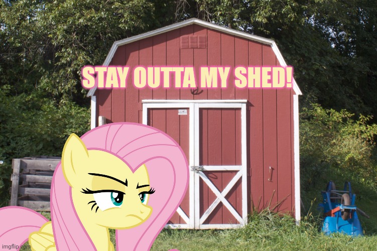 STAY OUTTA MY SHED! | made w/ Imgflip meme maker