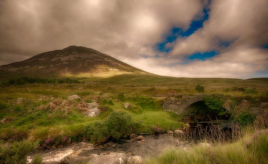 Errigal mountain Blank Meme Template