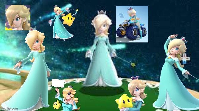 tall space mommy | image tagged in rosalina looks at something with doubt | made w/ Imgflip meme maker