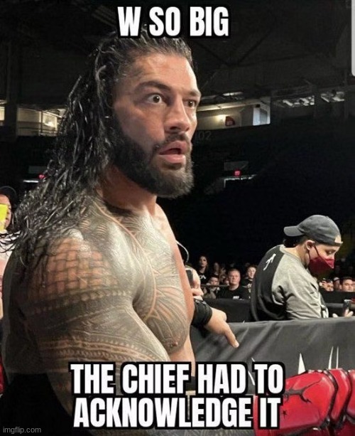 W so big, the chief had to acknowledge it | image tagged in w so big the chief had to acknowledge it | made w/ Imgflip meme maker