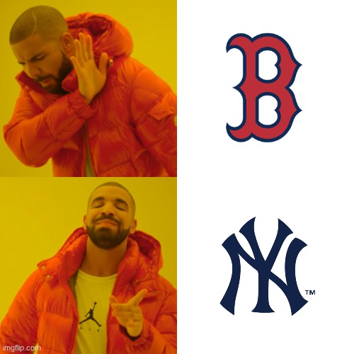 Yankees W | image tagged in memes,drake hotline bling | made w/ Imgflip meme maker