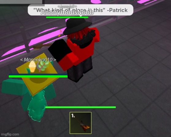 Plantix (Kaiju Paradise, Roblox) holding the Crucible. - Imgflip