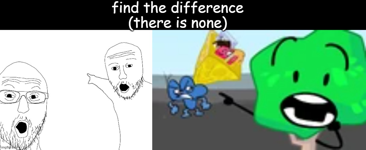i lost braincells yet again | find the difference (there is none) | image tagged in two soyjacks transparent | made w/ Imgflip meme maker