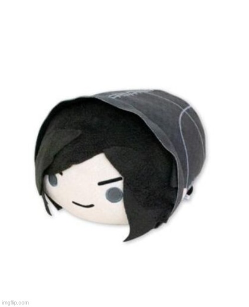 "Just kidding, you can call me V" | image tagged in v plush | made w/ Imgflip meme maker