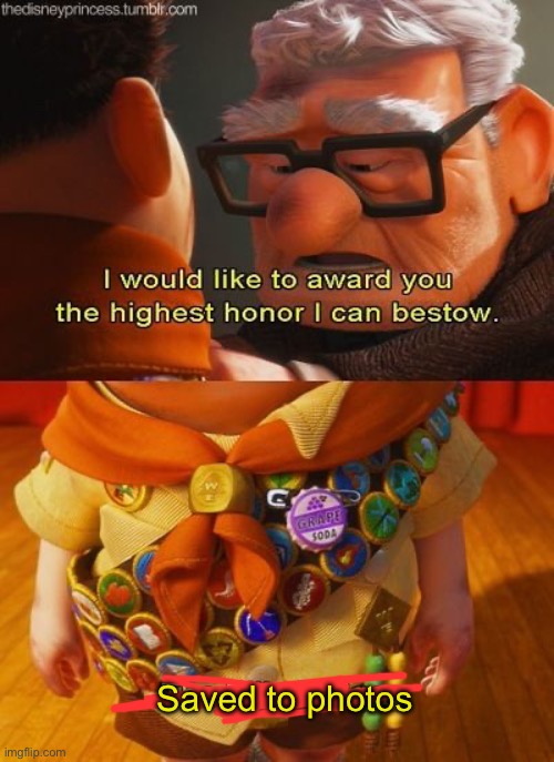 The Ellie badge | Saved to photos | image tagged in the ellie badge | made w/ Imgflip meme maker