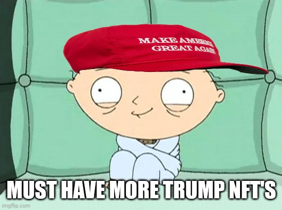 stewie straight jacket | MUST HAVE MORE TRUMP NFT'S | image tagged in stewie straight jacket | made w/ Imgflip meme maker