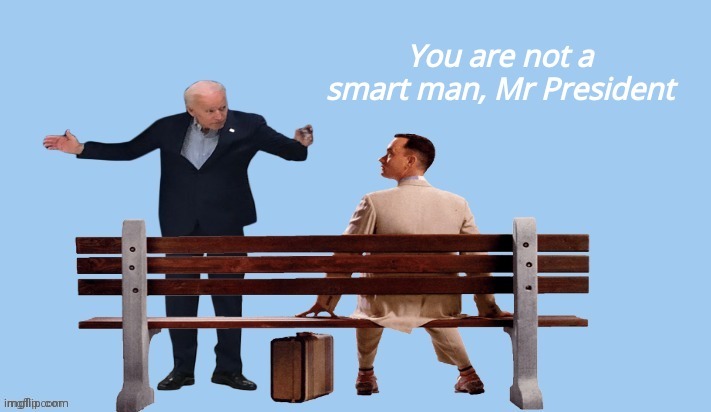Forrest meets the president | image tagged in forrest gump | made w/ Imgflip meme maker
