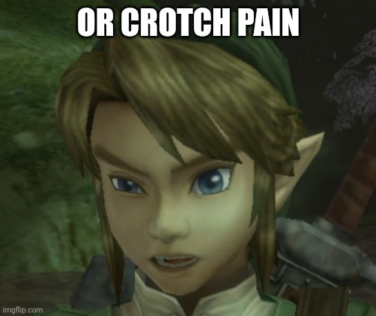 OR CROTCH PAIN | made w/ Imgflip meme maker