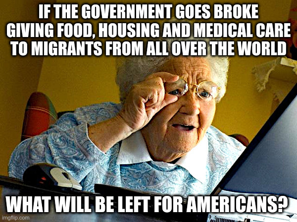 What Will Be Left For Americans? | image tagged in get woke go broke | made w/ Imgflip meme maker
