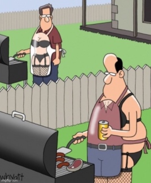 Barbecue | image tagged in barbecue outfit,apron,bbq,comics | made w/ Imgflip meme maker