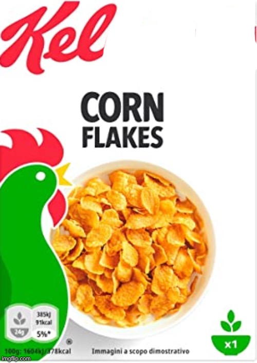 kelloggs corn flakes | image tagged in kelloggs corn flakes | made w/ Imgflip meme maker