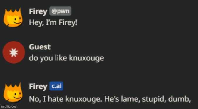 firey is cancelled | made w/ Imgflip meme maker