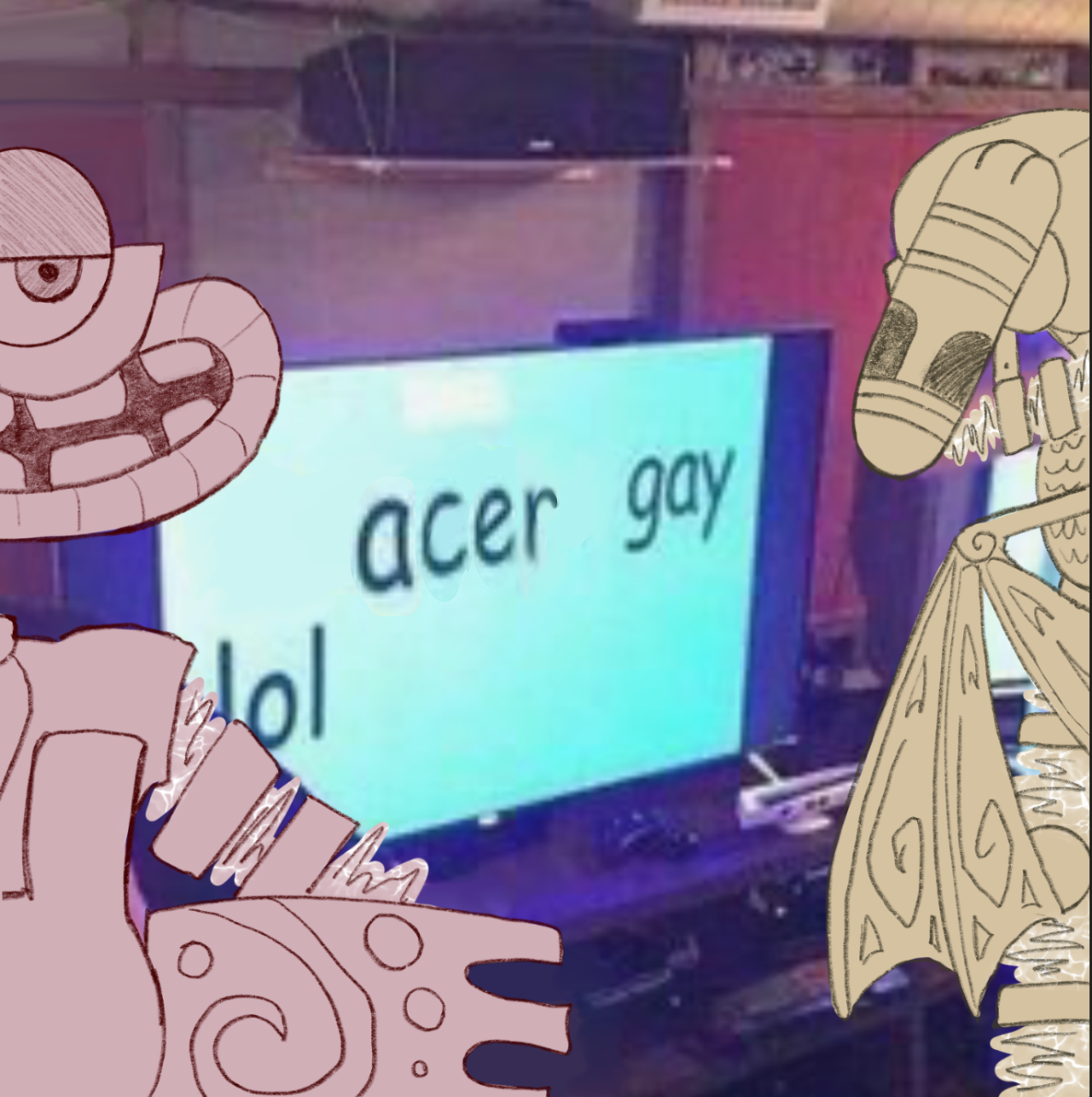 <3 Blank Meme Template