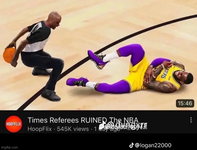 Lebron got played by a ref | image tagged in real | made w/ Imgflip meme maker