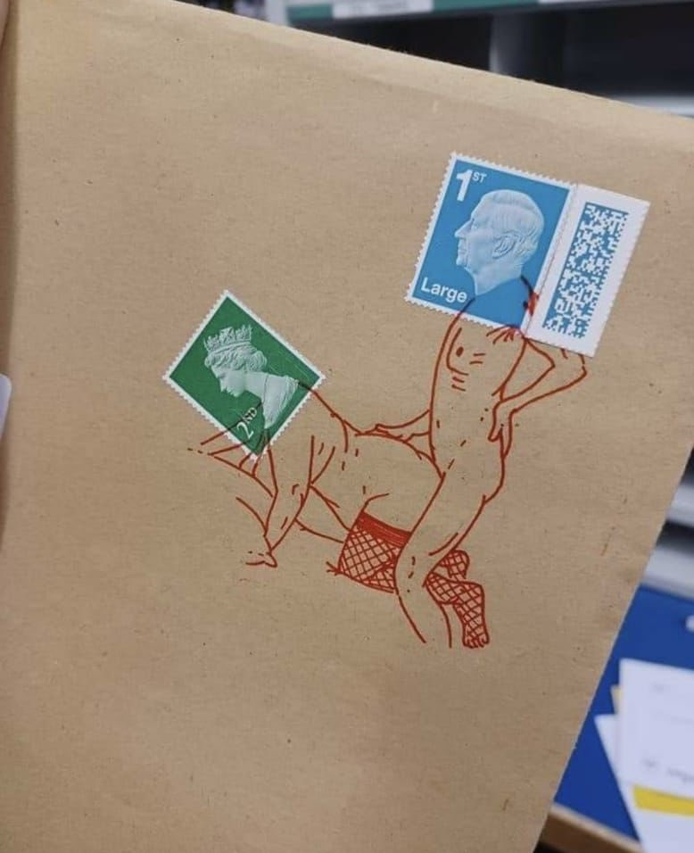 British Stamps Blank Meme Template